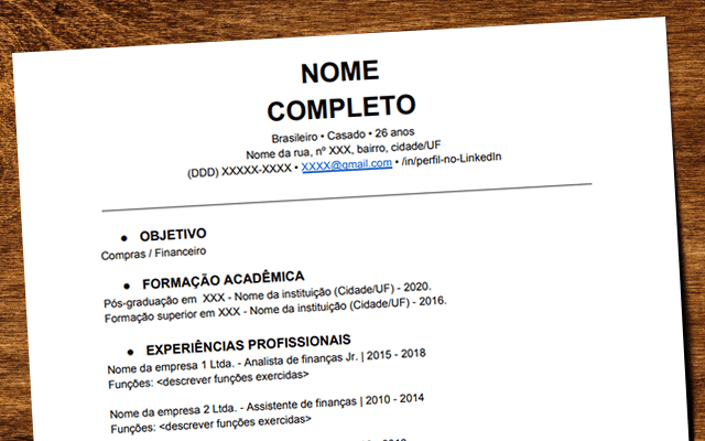 8 modelos de currículos prontos para baixar | Simplic